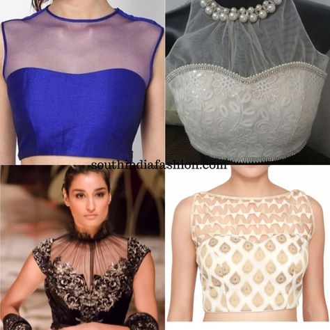 High Neck Blouses Cut Sleeves Blouse Designs Latest, High Neck Blouses, Blouses For Sarees, Saree Jacket, Fancy Collar, Saree Jackets, Blouse Designs High Neck, Of Sarees, High Neck Blouse