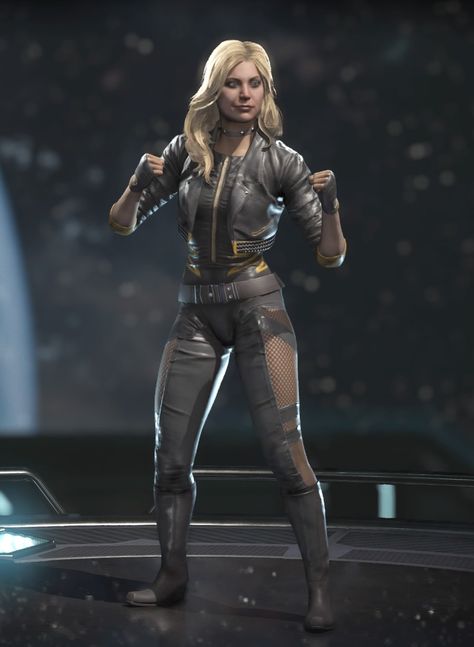 Injustice Comic, Injustice 2 Characters, Black Canary Costume, Dinah Lance, Arrow Black Canary, Revealing Outfits, Lance Black, Injustice 2, Blue Beetle