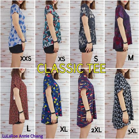 LuLaRoe Classic tee. Different sizes on me (women's size 4/6, small. 5'6") Lularoe Styling, Tie Knots, Style Tips, Womens Sizes, Size 4, Dress Up, Fashion Outfits, My Style, Clothes