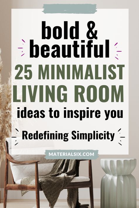 Get ready to declutter and find your zen with 25 fabulous minimalist living room decor ideas that'll make your home cozy and stylish! Embrace small touches that make a big impact and enjoy the simplicity of your transformed space! :house_with_garden::two_hearts: Small Living Room Ideas Scandinavian, Couches Living Room Minimalist, Tiny Living Room Ideas Minimalist, Small Living Room Aesthetic Minimalist, Mimalist Living Room, Minimal Decoration Living Room, Modern Minimalist Condo Interior Design, Minimalist Family Living Room, Living Room Decor Minimalist Modern