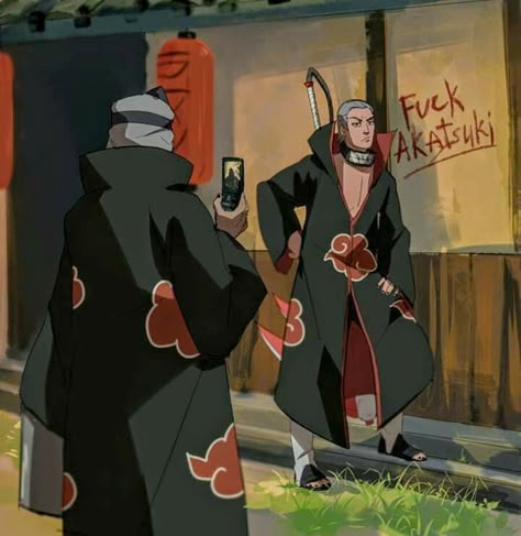 Hidan And Kakuzu, Deidara Akatsuki, Naruto Sd, Naruto Akatsuki Funny, Akatsuki Funny, Naruto Meme, Kurama Naruto, Naruto Akatsuki, Naruto Uchiha