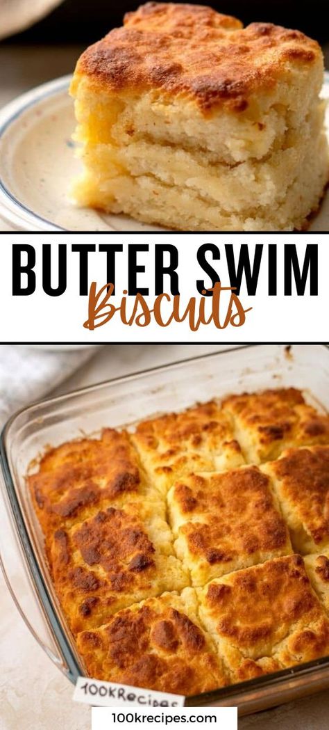 These are delicious light, fluffy, moist, and flavorful butter swim biscuits. They are soft, buttery, and airy on the inside, and crispy on the outside. What can be better than fresh and flavorful homemade biscuits for breakfast, lunch, or dinner?