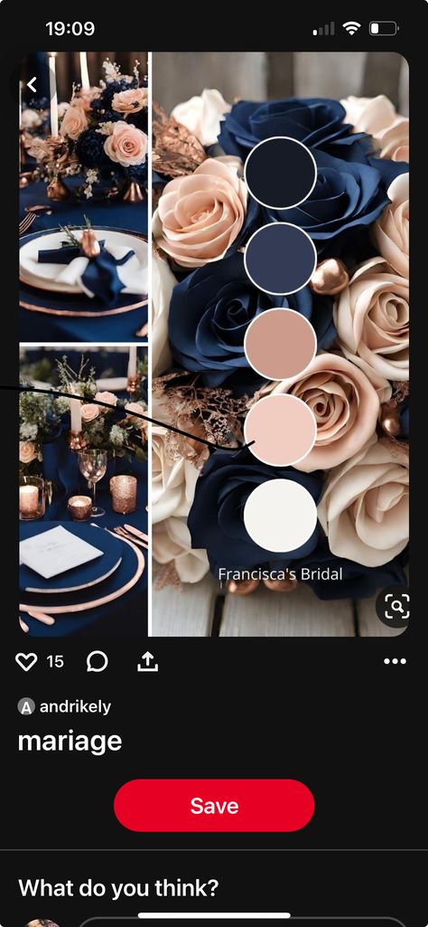 Dark Blue Wedding Color Schemes, Rose Gold And Navy Wedding Theme, Navy Blue Wedding Color Palette, Rose Gold And Navy Blue Wedding Theme, Navy Wedding Theme, Blue Fall Wedding, Navy Blue Wedding Theme, Wedding Color Schemes Blue, Wedding Theme Color Schemes