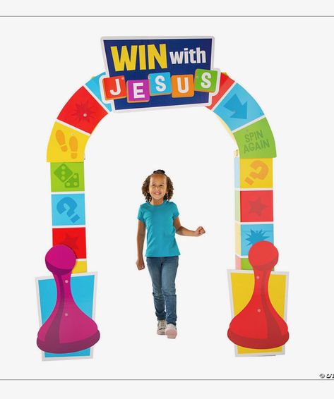 Board Game Party Decorations, Vbs Twists And Turns Decorations, Twist And Turns Vbs 2023 Decorations, Board Game Vbs, Game Vbs, Bible School Snacks, Vbs Decorating Ideas, Vbs Games, Kingdom Vbs