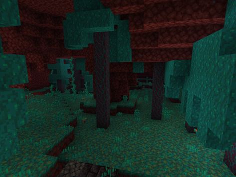 Trees in the nether with the new update Tree Nether Portal, Minecraft Tree Nether Portal, Nether Wart Farm, Nether Fortress Minecraft, Minecraft Nether In Overworld, Minecraft, Forest, Art