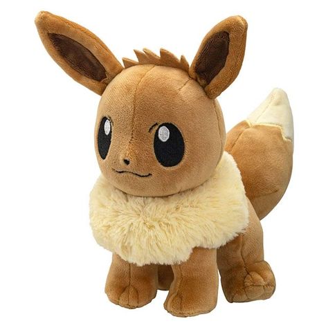 Plush Pokemon, Eevee Plush, Pokemon Stuffed Animals, Pokemon Room, Pokemon Gifts, Pokemon Toy, Pokemon Eevee, Pokemon Plush, Soft Toy Animals