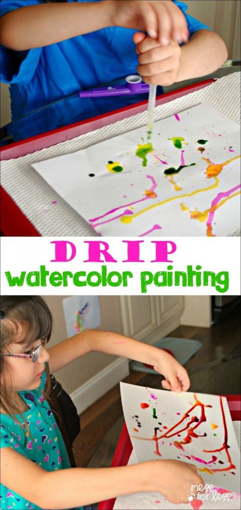 Painting Activity For Preschoolers, Water Dropper Activities, Kids Painting Activities, Eyfs Ideas, Harvest Crafts, Eye Dropper, Toddler Classroom, Motor Development, Children's Activities