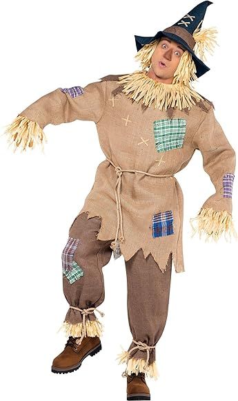 Scarecrow Mens Fancy Dress Halloween Fairytale Book Week Adults Costume Outfit : Amazon.co.uk: Toys & Games Scarecrow Fancy Dress, Diy Scarecrow Costume, Tin Man Costumes, Scarecrow Hat, Crow Costume, Diy Scarecrow, Party City Costumes, Scarecrow Costume, Mens Fancy Dress