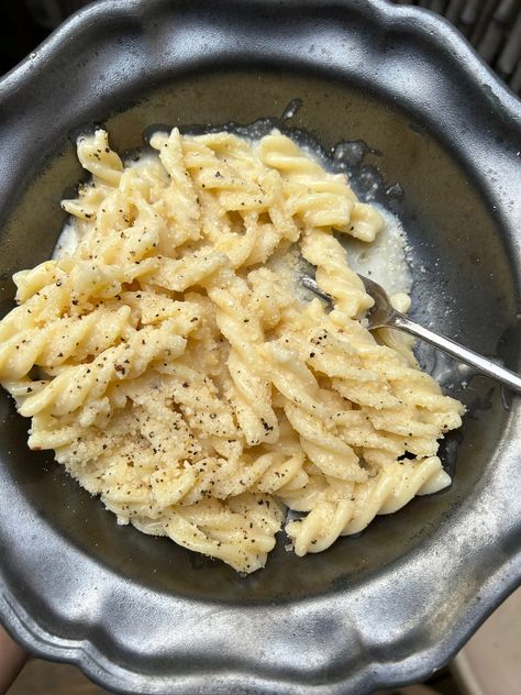 Fusilli Alfredo - by Eliza Weinreb and carla lalli music Fusili Pasta, Fusilli Recipes, Carla Lalli Music, Kids Pasta, Manhattan Restaurants, Pasta Pot, Alfredo Pasta, Hand Blender, Alfredo Sauce