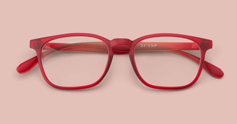 Find red glasses and sunglasses for every look, every day! From classic to quirky, find your perfect red frame. Includes prescription & non-prescription options. Short Hair Glasses, Red Glasses, Zenni Optical, Kids Discover, Glasses Sunglasses, Red Frame, Number Two, Short Hair, Your Perfect