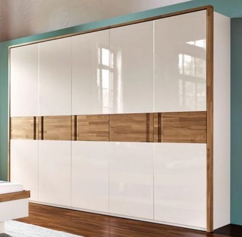 Wardrobe - 8 - Door Wooden Openable Glossy Finish Wardrobe Unit Wardrobe Laminate, Wardrobe Laminate Design, Laminate Design, Sliding Door Wardrobe Designs, Wall Wardrobe Design, Wooden Wardrobe Design, Wardrobe Design Modern, Armoire Dressing, Modern Cupboard