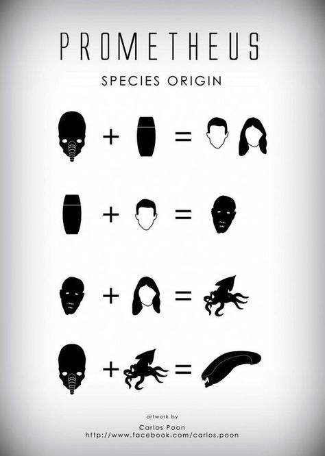 In case you need help figuring out exactly how to make a proto-xenomorph. Alien Stuff, Giger Alien, Origin Of Species, Arte Alien, Aliens Movie, Ridley Scott, Alien Vs Predator, Alien Vs, Movies And Series