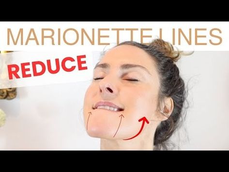 Facial Exercises To Reduce Marionette Lines - YouTube How To Get Rid Of Marionette Lines, Get Rid Of Marionette Lines, Facial Exercise, Marionette Lines, Face Health, Facial Yoga, The Glow Up, Face Exercises, Facial Peel