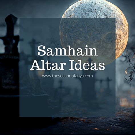 Need some Samhain altar ideas to better connect with your ancestors? Here is everything you need to know about setting up your Samhain altar Samhain Ancestor Altar, Halloween Altar Ideas, Autumn Altar Ideas, Samhain Decorations Diy, Samhain Altar Ideas, Ancestor Altar Ideas, Samhain Alter, Small Altar Ideas, Altar Ideas Sacred Space