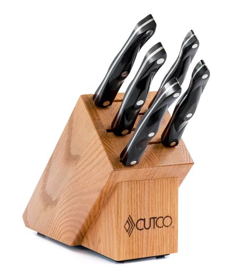 Cutco Knives, Cooking Pumpkin, Unique Knives, Cooking Stove, Honey Oak, Barbecue Tools, Garden Tool Set, Knife Block Set, Outdoor Knife