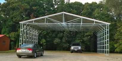 Metal Building Kits | Cold-Formed Steel Building Kits Diy Metal Building, Metal Building Insulation, Metal Garage Kits, Metal Carport Kits, Commercial Steel Buildings, Metal Storage Buildings, Metal Pole Barns, Metal Garage Buildings, Building Insulation