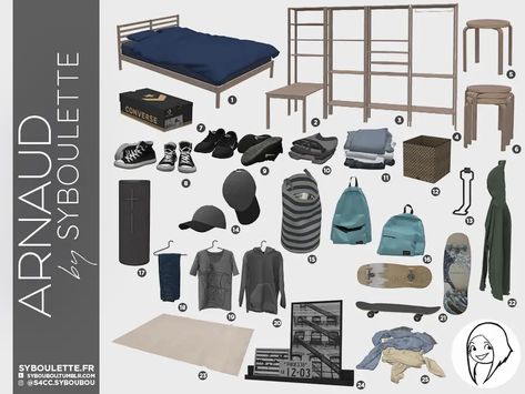 Arnaud bedroom cc sims 4 – Syboulette Custom Content for The Sims 4 Male Room Cc Sims 4, The Sims 4 Cc Furniture Pool Patreon, Sims 4 Cc Male Decor, Sims 4 Cc Male Bedroom, Sims4 Cc Decor Patreon, Sims 4 Cc Furniture Bedrooms Teens Boys, Sims 4 Cc Male Room Decor, Sims 4 Male Decor Cc, Sims 4 Male Bedroom Cc