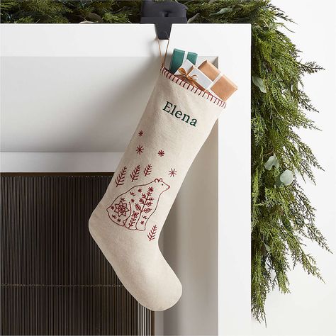 Kids Christmas Stocking, Kids Holiday Decor, Days To Christmas, Advent For Kids, Advent Calendars For Kids, Red Embroidery, Christmas Advent Calendar, Christmas Advent, Scandinavian Christmas