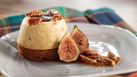 Fig Cheesecake, Disney Eats, Fig Jam, Mascarpone Cheese, Fresh Figs, International Food, Springform Pan, Spice Cake, Toasted Pecans