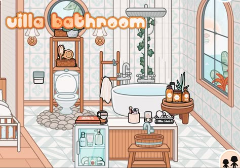 #tocaboca #itztocaalice #toca #bathroom #summer #fashion#preppy #aesthetic Modern Mansion Bathroom, Toca Boca Room Ideas, Toca Boca Room, Bad Room Ideas, Cute Bathroom Ideas, Mansion Bedroom, Toka Boka, Beach House Bathroom, Preppy Bedroom