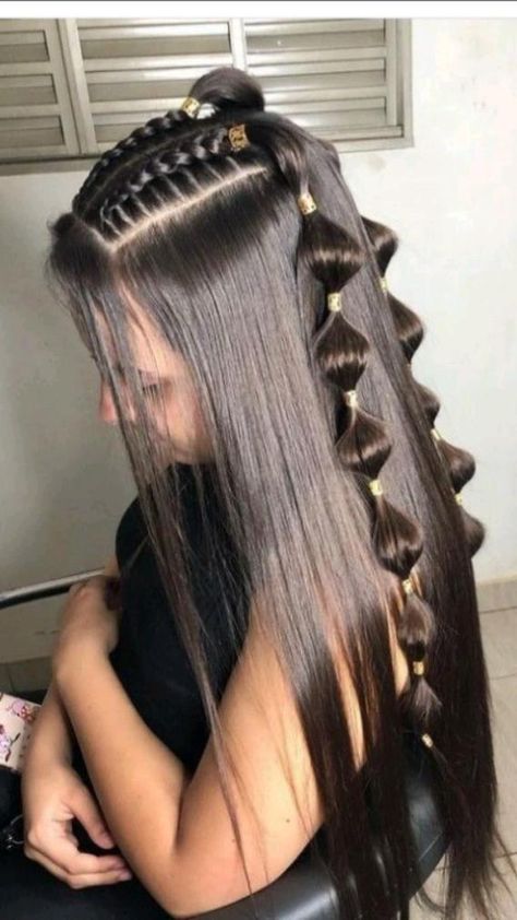 Mexico Braids, Hair Stail, Rave Hair, Peinados Fáciles Para Cabello Corto, Hair Stylies, Hairdo For Long Hair, Hair Stylist Life, Easy Hairstyles For Long Hair, Braids For Long Hair