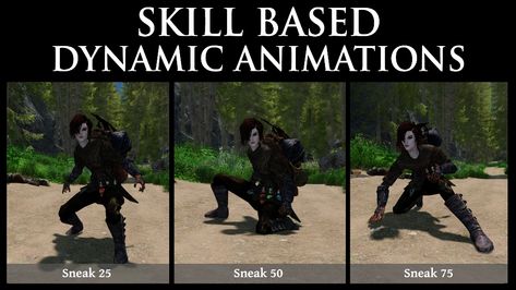 Skill Based Dynamic Animations at Skyrim Special Edition Nexus - Mods and Community Skyrim Mod, Elder Scrolls Games, Skyrim Mods, The Player, Make You Cry, Elder Scrolls, Be Different, Skyrim, Archery