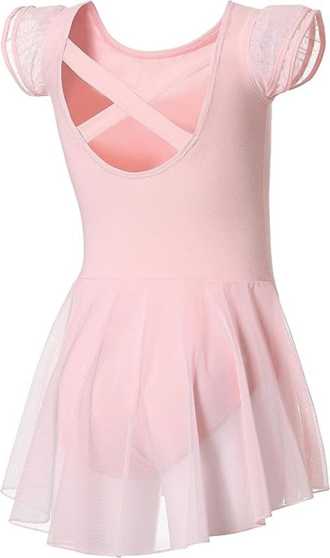 Cheerleading Practice Wear, Leotard With Skirt, Ballet Leotards For Girls, Pink Leotard, Toddler Dance, Ballet Leotards, Leotard Fashion, Girls Ballet, Long Sleeve Leotard