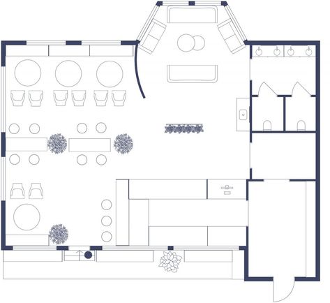 Cafe Plan Architecture, Coffee Shop Plan, Cafe Floor, Cafe Floor Plan, Cafe Plan, Restaurant Floor Plan, Gallery Restaurant, Restaurant Plan, Bar Flooring