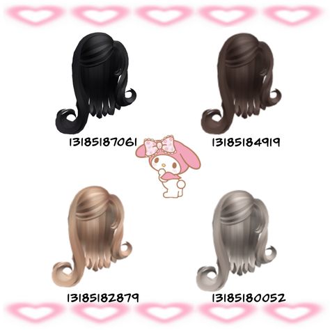 Roblox Hair Codes Edges, Roblox Hair Extensions Code, Gyaru Roblox Codes, Roblox Lashes Codes, Roblox Hair Codes, Rich Girl Hair, 2000s Pictures, Scene 2000s, Emo Outfit Ideas