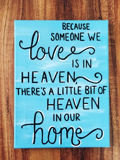 A gift for the loss of a loved one. Memorial Canvas Painting Ideas, In Memory Painting Ideas, Memorial Canvas Painting, In Loving Memory Canvas Painting, Memorial Canvas Ideas, Painting For Lost Loved One, In Loving Memory Paintings, Painting Ideas For Lost Loved Ones, Paintings For Lost Loved Ones