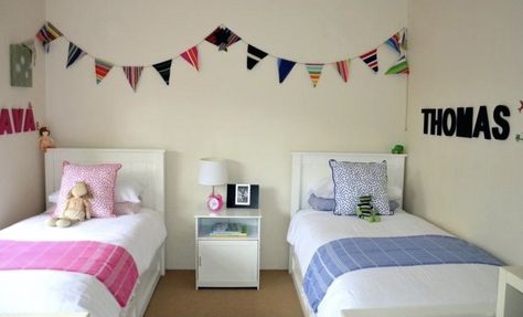 Boy And Girl Shared Room, Unisex Kids Room, Boy And Girl Shared Bedroom, Kids Rooms Shared, Kids Shared Bedroom, Shared Girls Bedroom, Shared Kids Room, Children Room Boy, Boy Girl Room