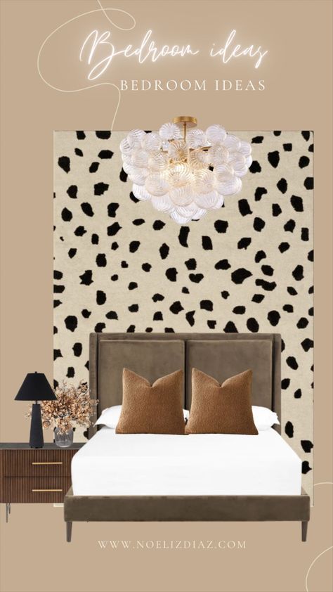 Foindtower Pack of 2 Textured … curated on LTK Leopard Boho Bedroom, Cheetah Print Bedroom, Neutral Bedroom, Boho Bedroom, Bedroom Aesthetic, Room Remodeling, Bedroom Styles, Cool Rugs, Guest Bedroom