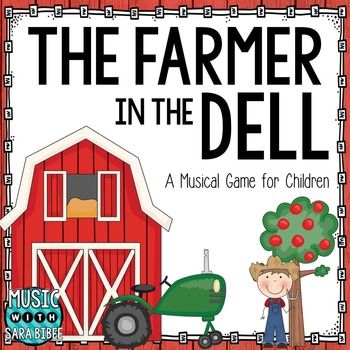 Farmer in the Dell- Musical Game- Presentation and Posters The Farmer In The Dell, Farmer In The Dell, The Farmer, Music For Kids, Teacher Newsletter, Educational Materials, Teacher Store, Teachers Pay Teachers, Nursery Rhymes