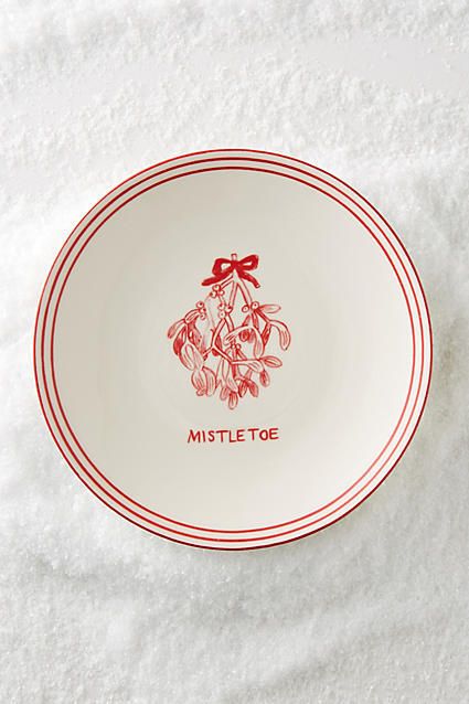 Anthropologie Christmas Decor, Anthropologie Plates, Holiday Pottery, Christmas Platter, Red Plates, Holiday Plates, Christmas Dinnerware, Handmade Plates, Holiday Icon