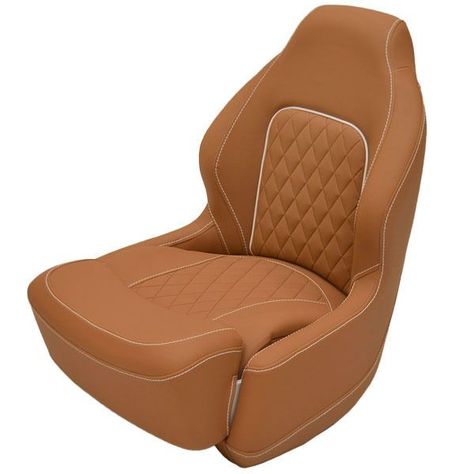 Glastron Boat Bolster Helm Seat 048-2001 | Veada Cognac Chair 2017 $450 Bass Boat Seats, Jeep Interior, Boat Upholstery, Jeep Interiors, Boat Interiors, Marine Upholstery, Boat Restoration, Classic Wooden Boats, Fishing Stuff