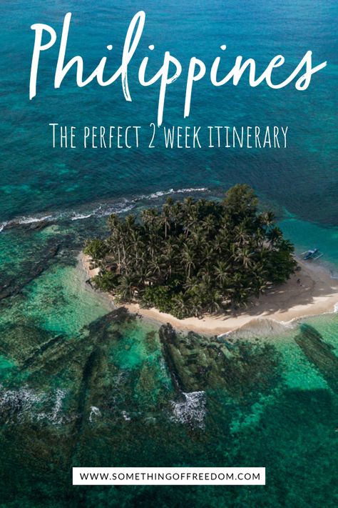 The perfect 2 weeks Philippines itinerary Philippines Itinerary, Phillipines Travel, Balcony Painting, Spring Travel Destinations, Philippines Palawan, Philippines Vacation, Best Weekend Trips, Philippines Beaches, Philippines Travel Guide