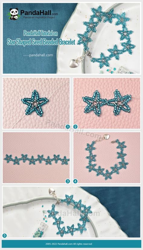 Small Bead Bracelet, Jewels Diy, Beads Craft Jewelry, Bead Crochet Patterns, Cheap Beads, Gelang Manik, Diy Bracelets Patterns, Beaded Jewelry Tutorials, Handmade Earrings Beaded