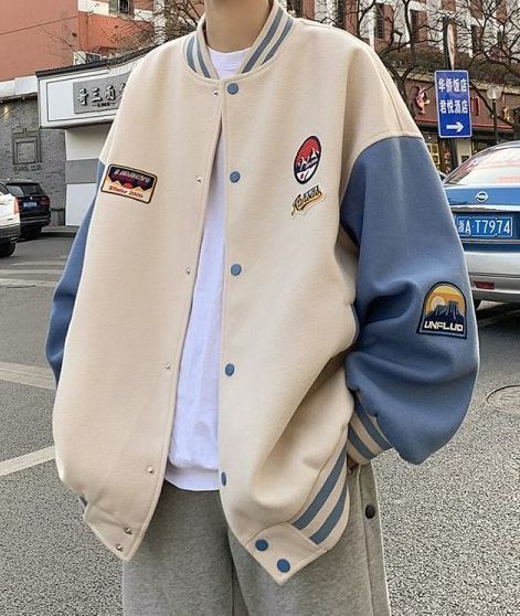 Create A Wardrobe, Senior Jackets, Varsity Jacket Outfit, Spiritual Fashion, Men Stylish Dress, Streetwear Men Outfits, Baseball Jacket, Korean Street Fashion, Teen Fashion Outfits