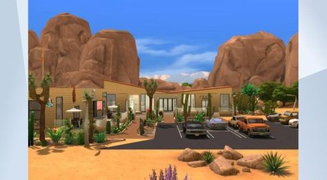 Sims 4 Gallery, Desert Bloom, Retail Park, Do Yoga, The Sims 4, How To Do Yoga, The Sims, Sims 4, Mount Rushmore