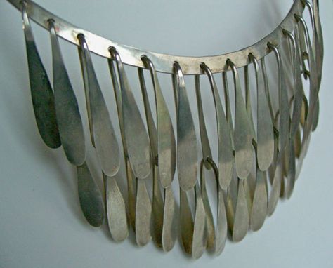 Forged Jewelry, Vintage Modernist Jewelry, Cold Connections, Kinetic Jewelry, Art Smith, Vintage Modern Jewelry, Contemporary Bracelets, Silver Jewelry Box, Jewelry Design Inspiration