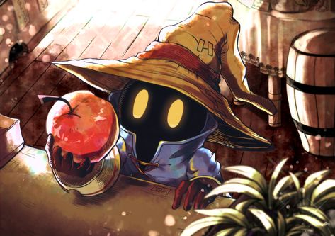 Vivi Ornitier, Final Fantasy Ix, Black Mage, Darkest Dungeon, Final Fantasy Art, Fantasy Places, Anime Artwork Wallpaper, Fantasy Series, Final Fantasy Vii