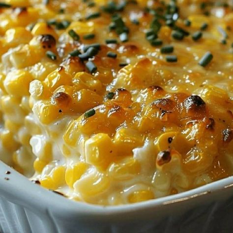 Macaroni and Corn Bake – Food Blog Macaroni And Corn, Cream Cheese Corn Casserole, All Recipes Lasagna, Corn Bake, Cheese Corn Casserole, Macaroni Casserole, Cream Cheese Corn, Corn Side Dish, Cheese Corn