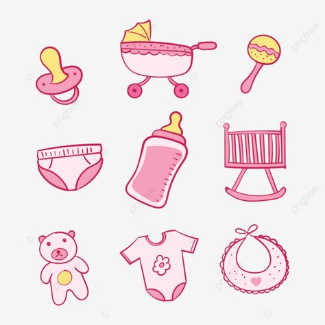 set of hand drawn baby shower doodle elements Shower Doodle, Shower Drawing, Cheers Theme, Doodle Elements, Drawing Png, Baby Drawing, Small Baby, Hand Drawing, Baby Patterns