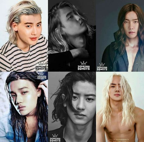 EXO edits with long hair Kris Wu Long Hair, Sehun Long Hair, Exo Edits, Fashion Kpop, Kris Wu, Oh Sehun, Indoor Garden Ideas, Indoor Garden, Sehun