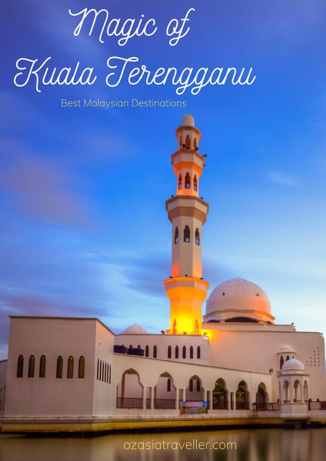 Kuala Terengganu is the Gem of East Coast. Explore this amazing destination with ozasiatraveller. #kualaterengganu #visitmalaysia #malaysia2019 #terengganu Malaysia Places To Visit, Perhentian Island Malaysia, Kuala Terengganu Malaysia, Kuala Terengganu, Pulau Tioman Malaysia, Malaysia Truly Asia, Turtle Conservation, Kuantan, Bus Tickets