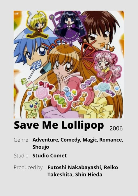 Save Me Lollipop 90s Anime Recommendations, Magical Girl Animes To Watch, Lollipop Anime, Save Me Lollipop, Anime Watch List, All Out Anime, New Disney Movies, Anime Minimalist Poster, Anime Websites