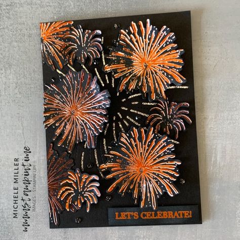 Independence Day Card, Fireworks Images, Colour Challenge, Greeting Card Inspiration, Global Design Project, Making Greeting Cards, Holiday Paper, Holiday Books, Birthday Cards Diy