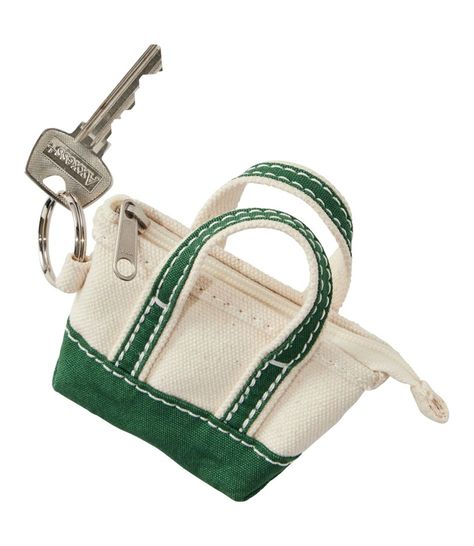 L.L.Bean Tote Bag Key Chain | Accessories at L.L.Bean L L Bean Tote, Ll Bean Tote, Cute Trinkets, Boat And Tote, Hazel Village, 2024 Wishlist, Tiny Bag, Happy Shop, Backpack Charm