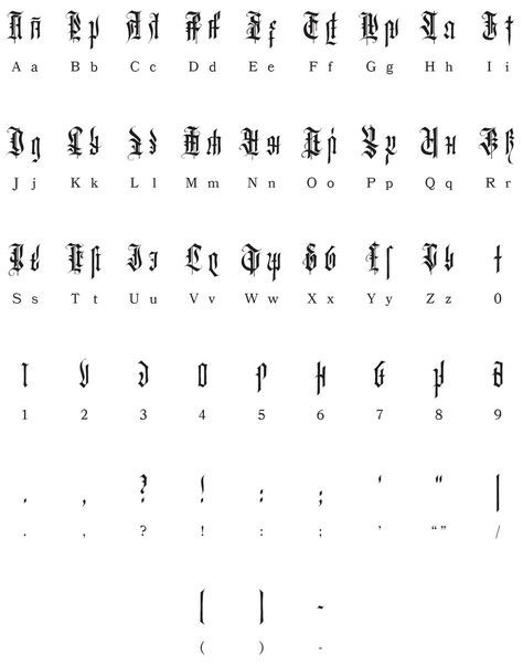 Infernal Alphabet, Forgotten Realms, Alphabet, Tools