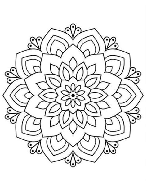 Mandala Embroidery Patterns Free, Free Mandala Coloring Pages, Coloring Mandalas, Mandala Animal, Design Mandala, Pattern Coloring Pages, Simple Mandala, Mandala Design Pattern, Mandala Art Lesson